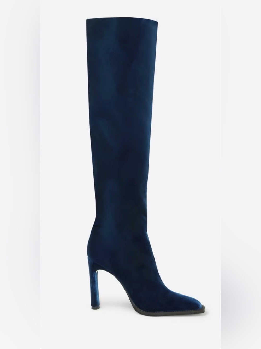 Tamara Mellon Eclipse 100 blue Over-the-Knee Stiletto Boot, size 38.5, NWT